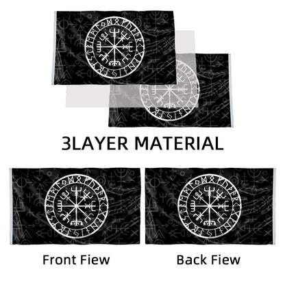 Vikings Valhalla flag 3x5ft banner man cave