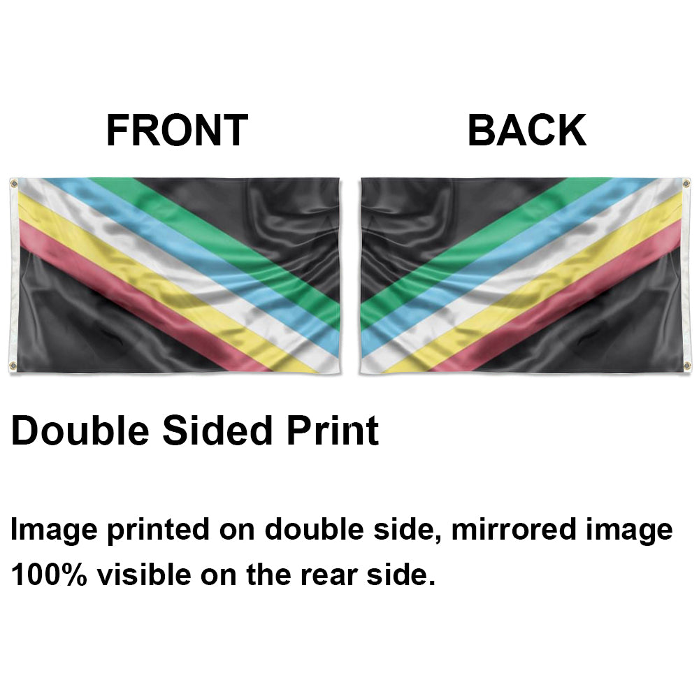 Visually Safe Disability Pride flag 3x5ft banner man cave