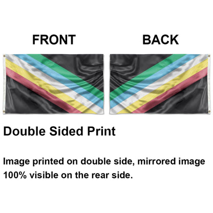 Visually Safe Disability Pride flag 3x5ft banner man cave