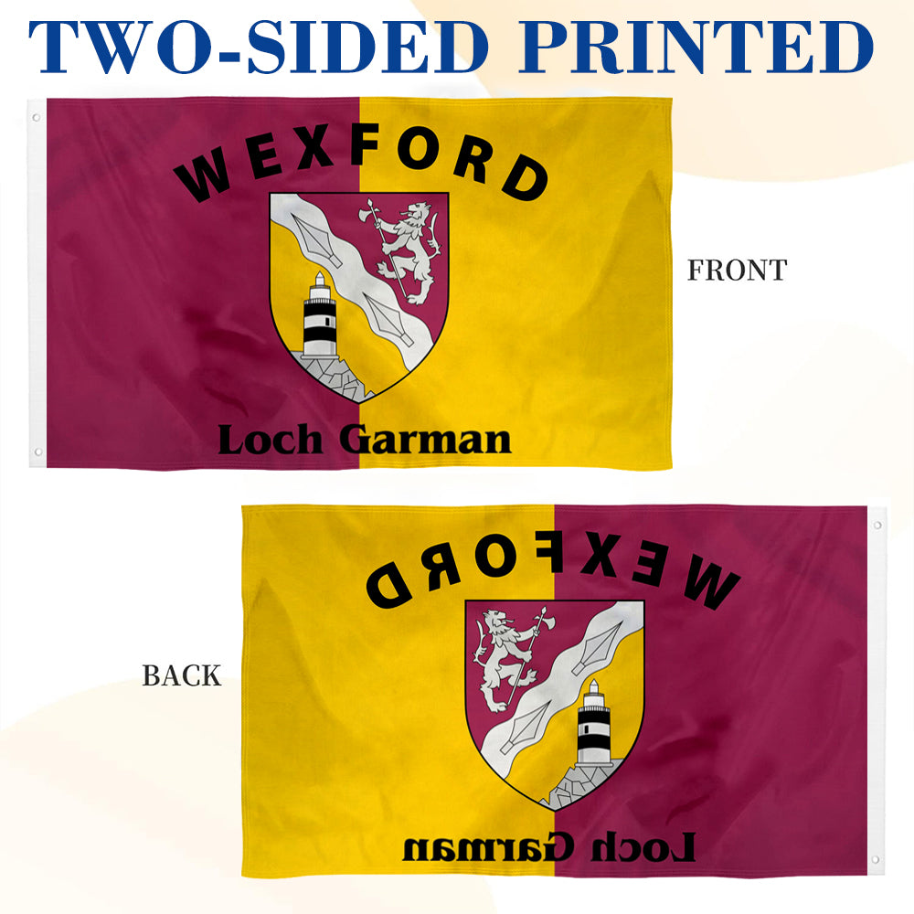 Wexford Ireland County flag 3x5ft banner man cave