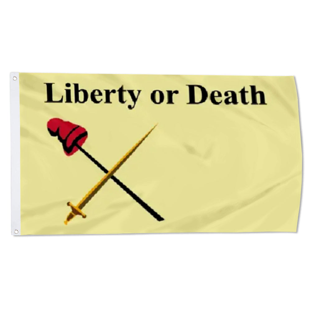 White Plains Liberty of Death Revolutionary War flag 3x5ft banner man cave