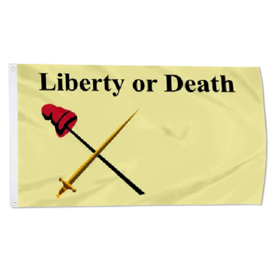 White Plains Liberty of Death Revolutionary War flag 3x5ft banner man cave