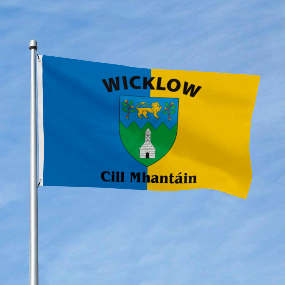 Wicklow Ireland County flag 3x5ft banner man cave