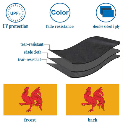 Walloon Region (Belgium) Theme flag 3x5ft banner man cave