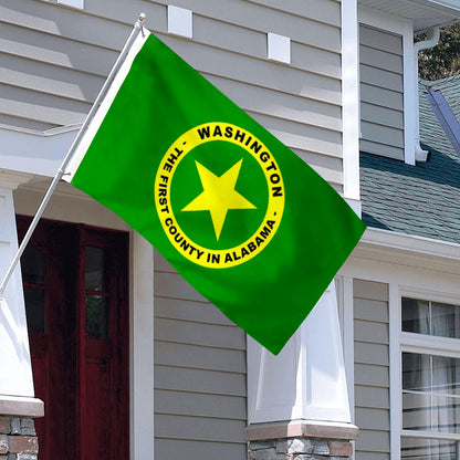 Washington County, Alabama Theme Flag: 3x5ft Man Cave American County Culture-Style Banner