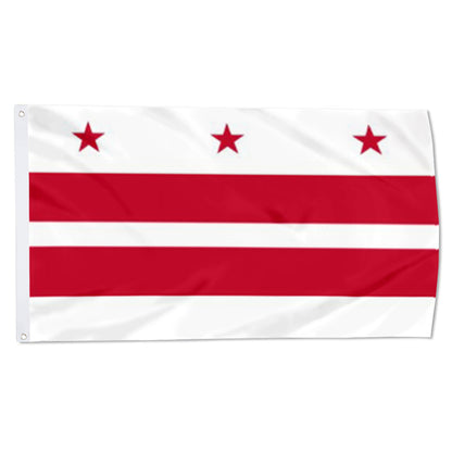 Washington, DC Theme Flag: 3x5ft Man Cave American Regional Culture-Style Banner
