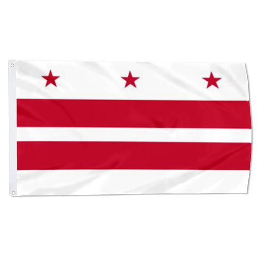 Washington, DC Theme Flag: 3x5ft Man Cave American Regional Culture-Style Banner