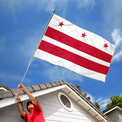 Washington, DC Theme Flag: 3x5ft Man Cave American Regional Culture-Style Banner