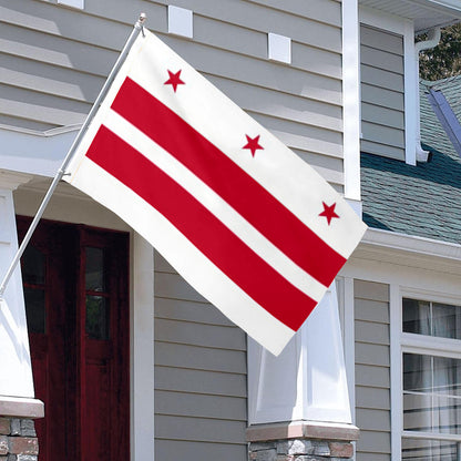 Washington, DC Theme Flag: 3x5ft Man Cave American Regional Culture-Style Banner