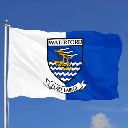 Waterford County Coat of Arms Ireland flag 3x5ft banner man cave