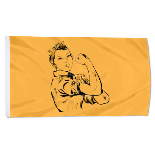 "We Can Do It" flag 3x5ft banner man cave