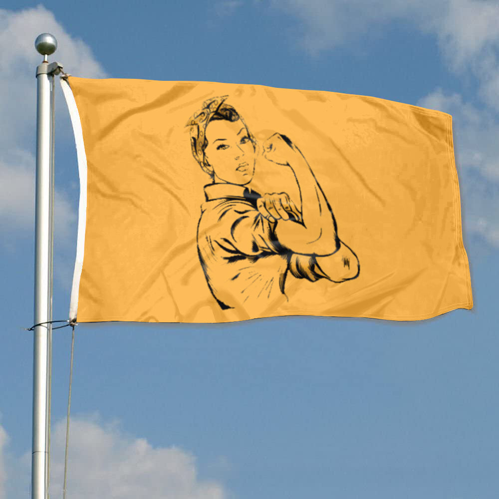 "We Can Do It" flag 3x5ft banner man cave