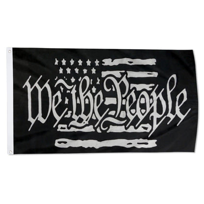 We The People WTP Blackout USA flag 3x5ft banner man cave