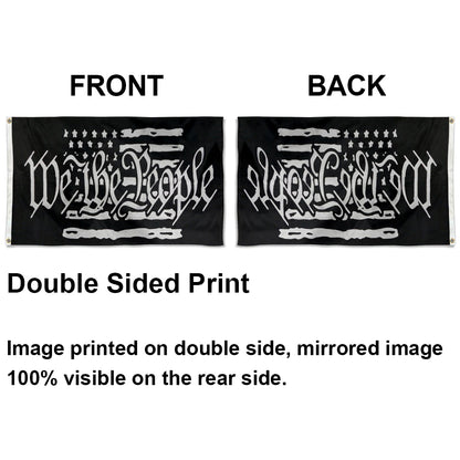 We The People WTP Blackout USA flag 3x5ft banner man cave