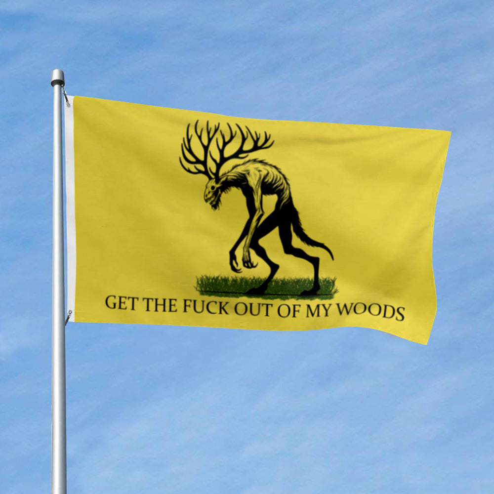 Wendsden flag get out of the Woods flags 3x5ft banner man cave