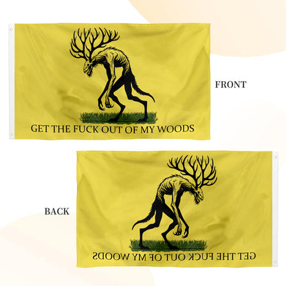 Wendsden flag get out of the Woods flags 3x5ft banner man cave