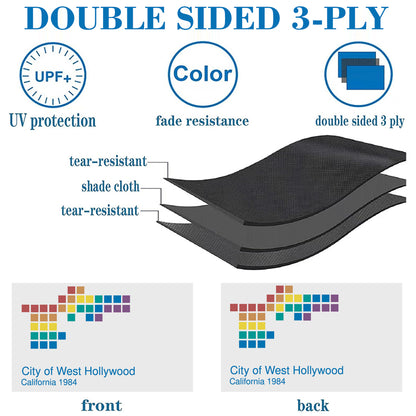 West Hollywood, California flag 3x5ft banner man cave