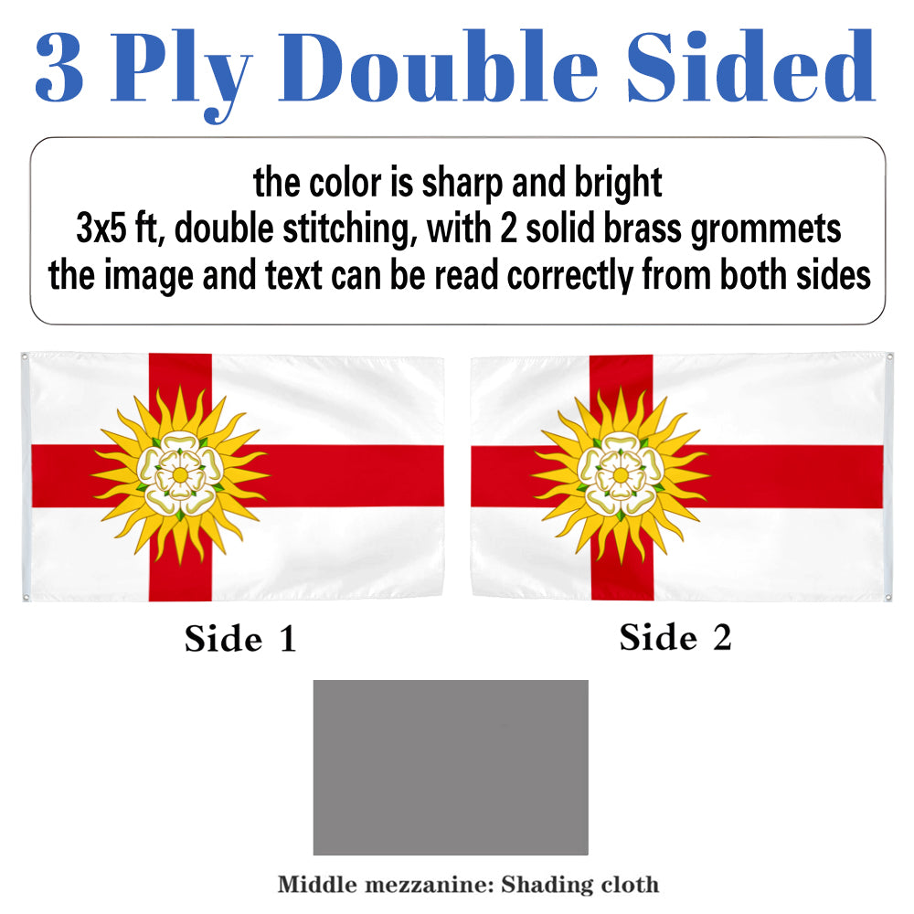 West Riding of Yorkshire County flag 3x5ft banner man cave