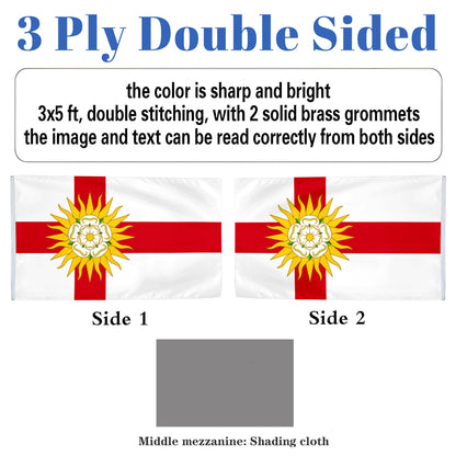 West Riding of Yorkshire County flag 3x5ft banner man cave