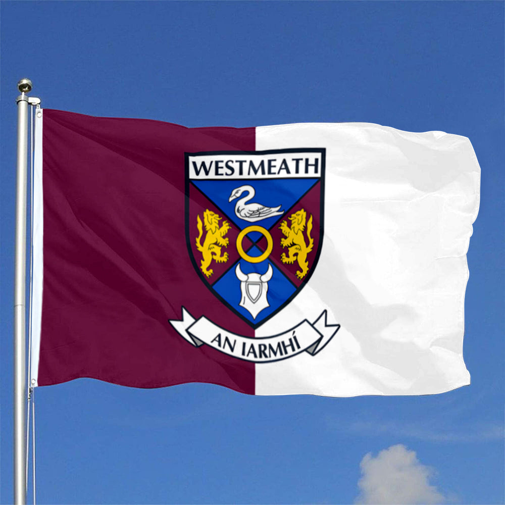 Westmeath County Coat of Arms Ireland flag 3x5ft banner man cave