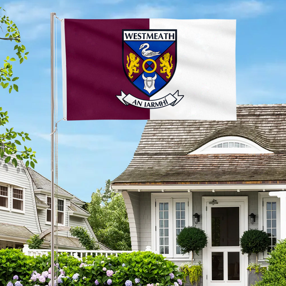 Westmeath County Coat of Arms Ireland flag 3x5ft banner man cave