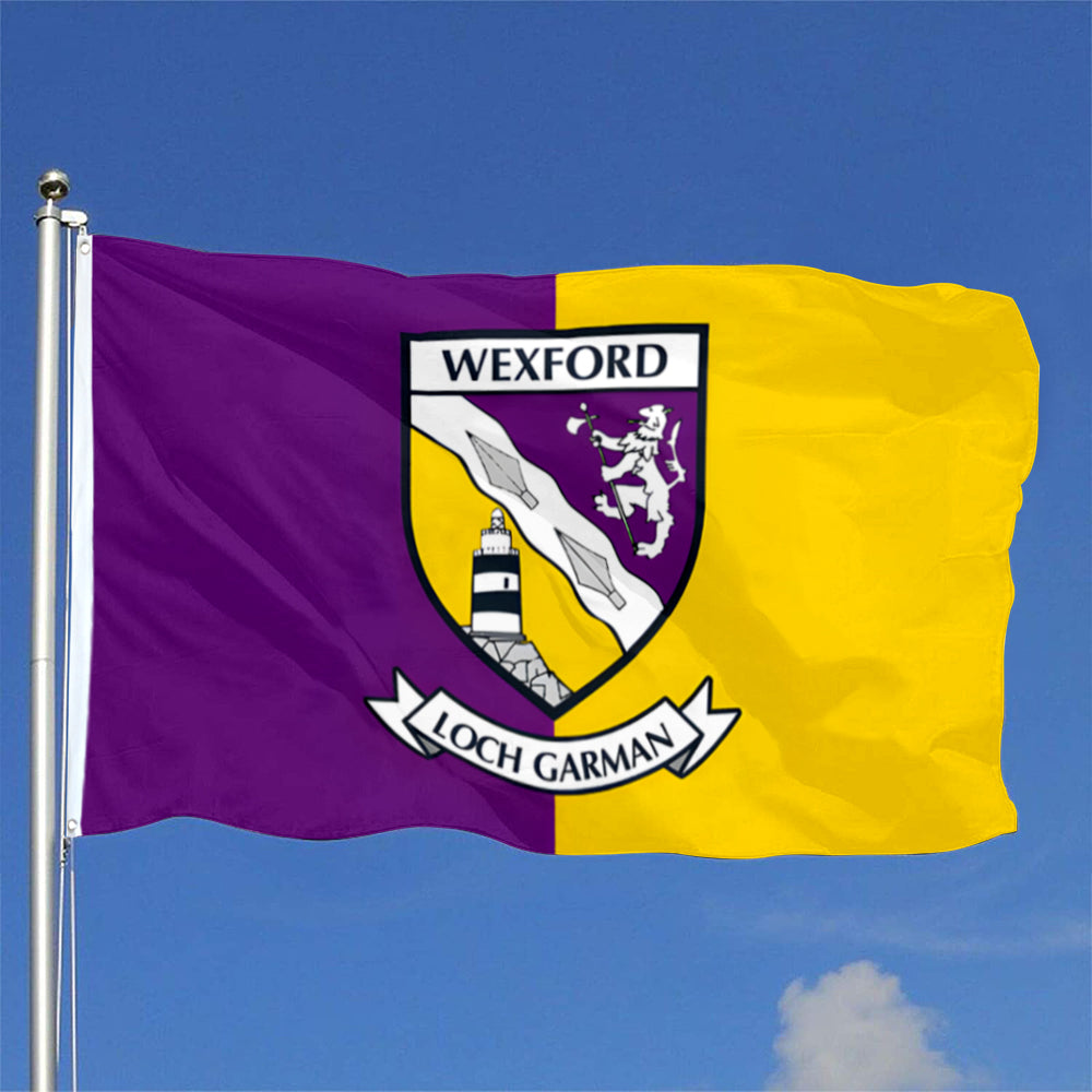 Wexford County Coat of Arms Ireland flag 3x5ft banner man cave