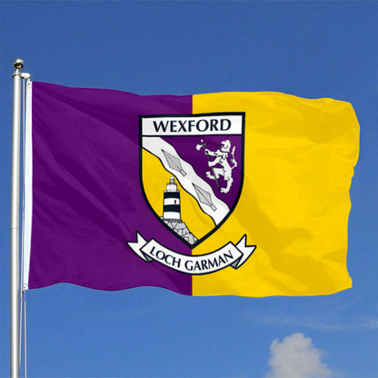 Wexford County Coat of Arms Ireland flag 3x5ft banner man cave