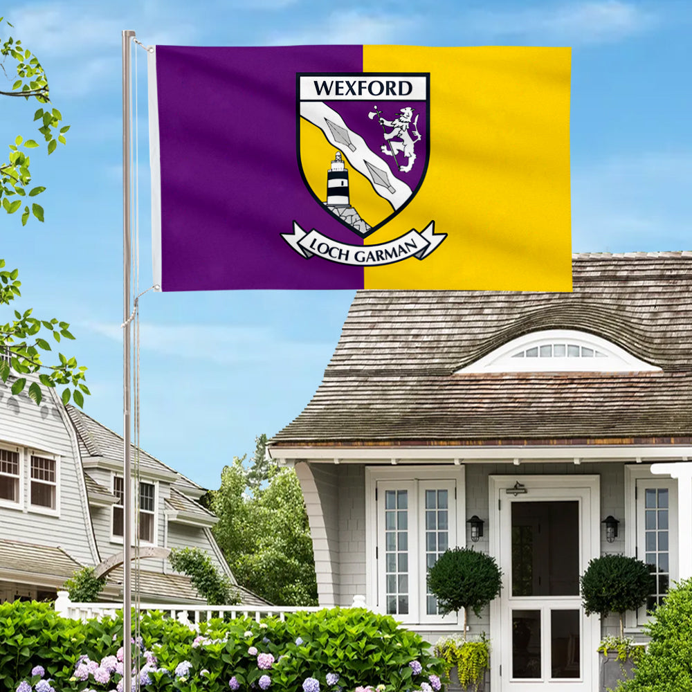 Wexford County Coat of Arms Ireland flag 3x5ft banner man cave