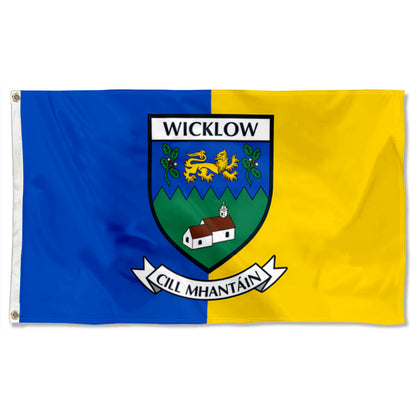 Wicklow County Coat of Arms Ireland flag 3x5ft banner man cave