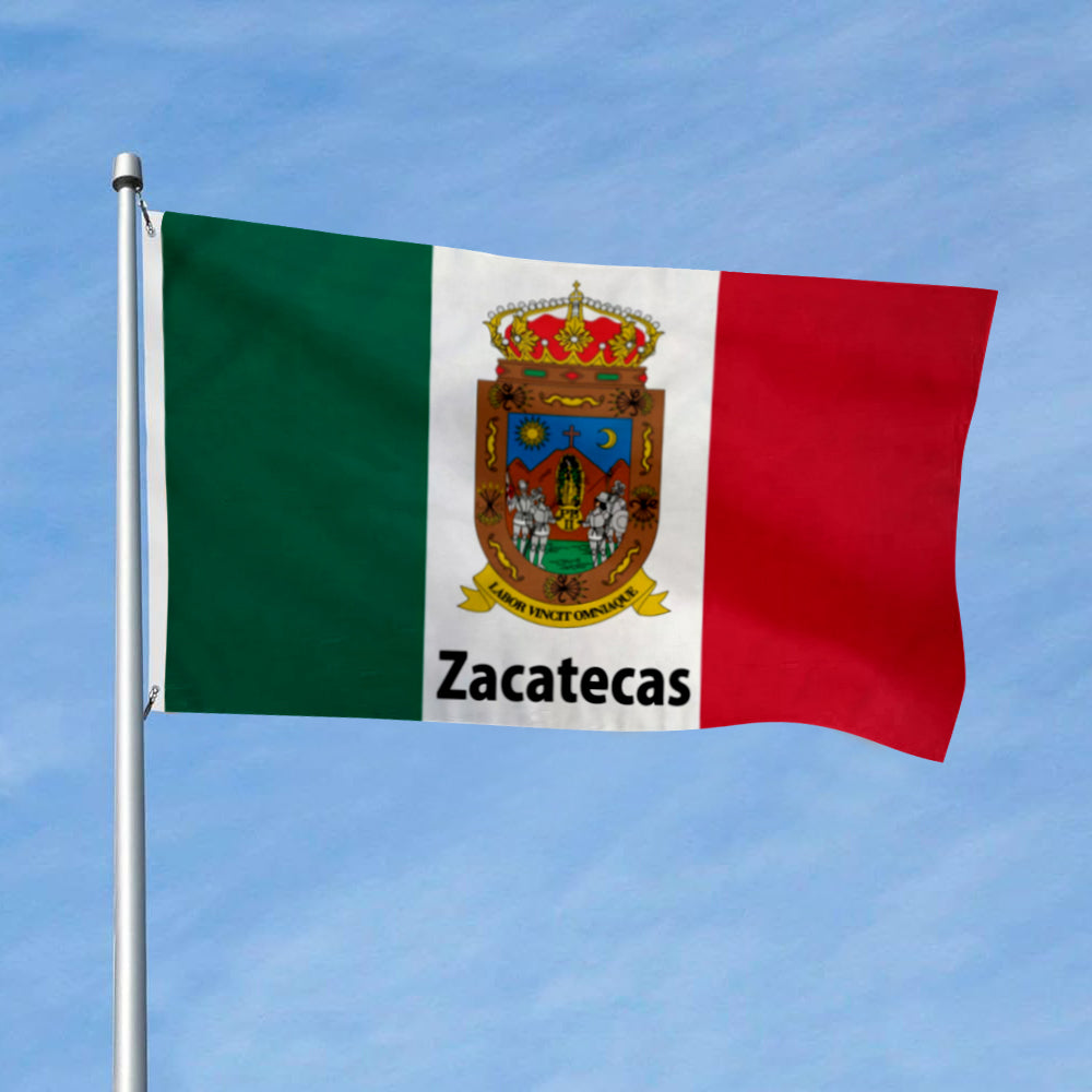 Zacatecas Mexico State flag 3x5ft banner man cave