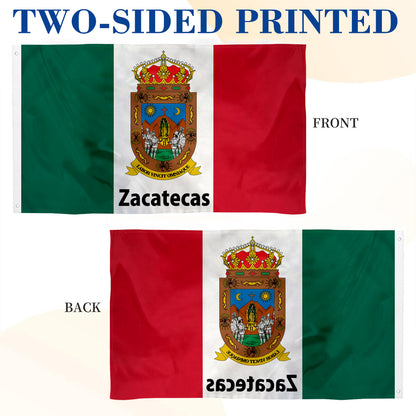 Zacatecas Mexico State flag 3x5ft banner man cave