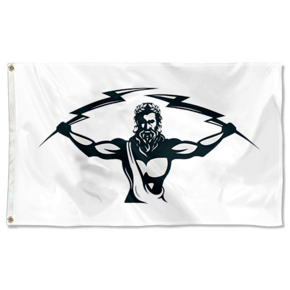 Zeus Thunder flag 3x5ft banner man cave