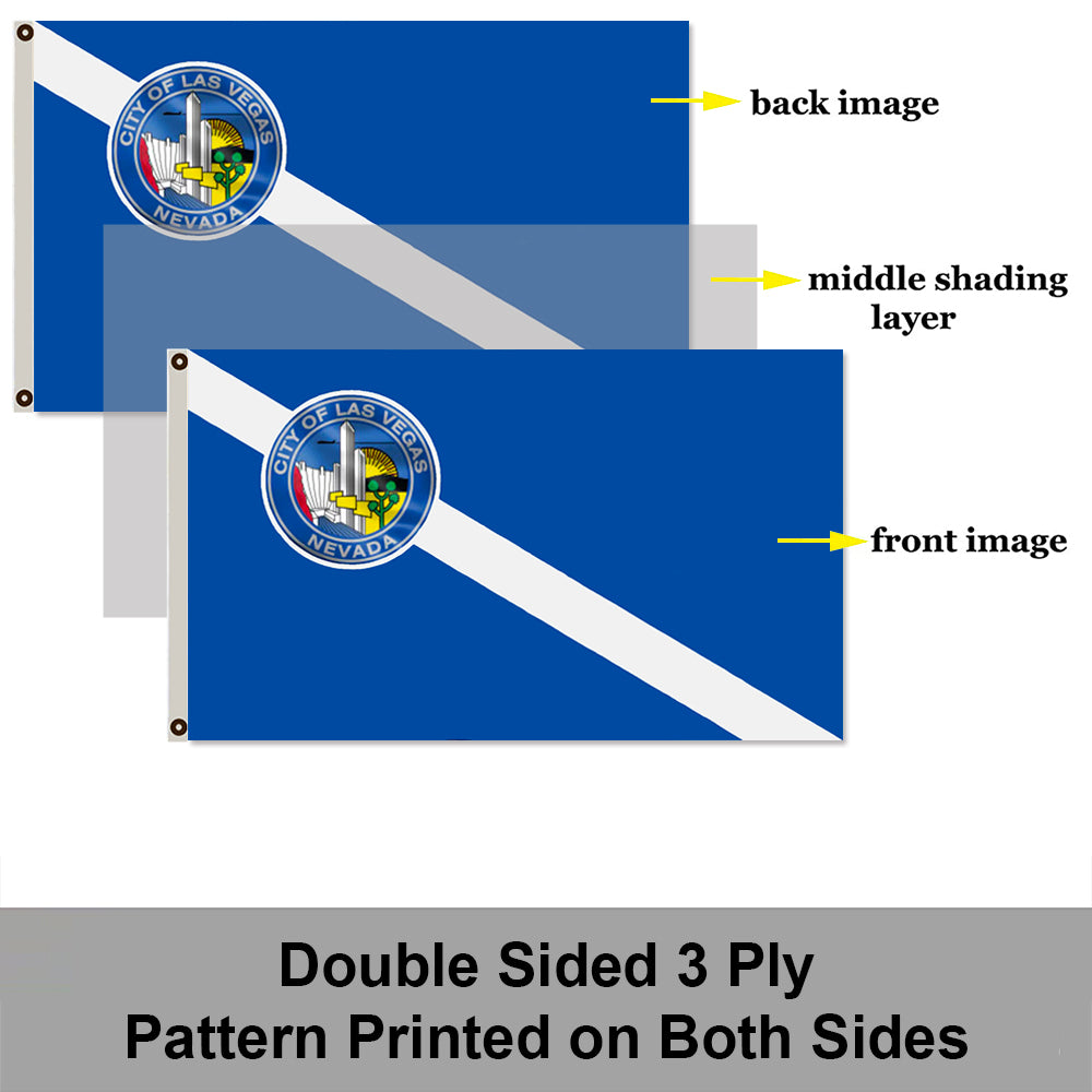 City fo Las Vegas flag 3x5ft banner man cave