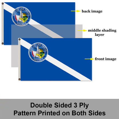 City fo Las Vegas flag 3x5ft banner man cave