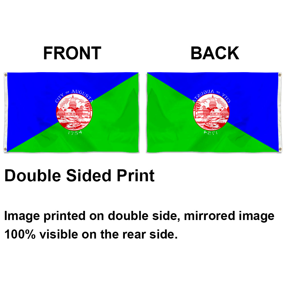 City of Augusta flag 3x5ft banner man cave