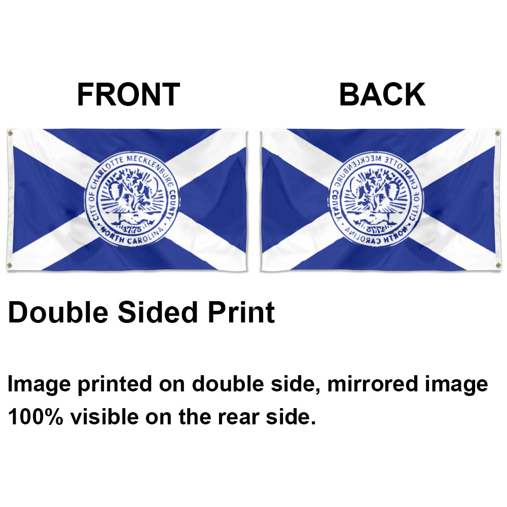 City of Charlotte flag 3x5ft banner man cave