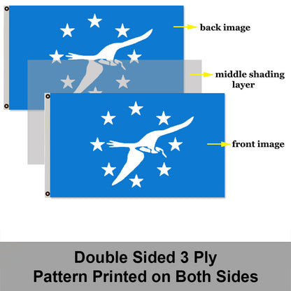 City of Corpus Christi (Texas, USA) Flag: 3x5ft Man Cave American Texas Coastal Bird Style Decor Banner