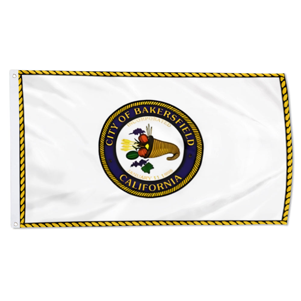City fo Bakersfield flag 3x5ft banner man cave