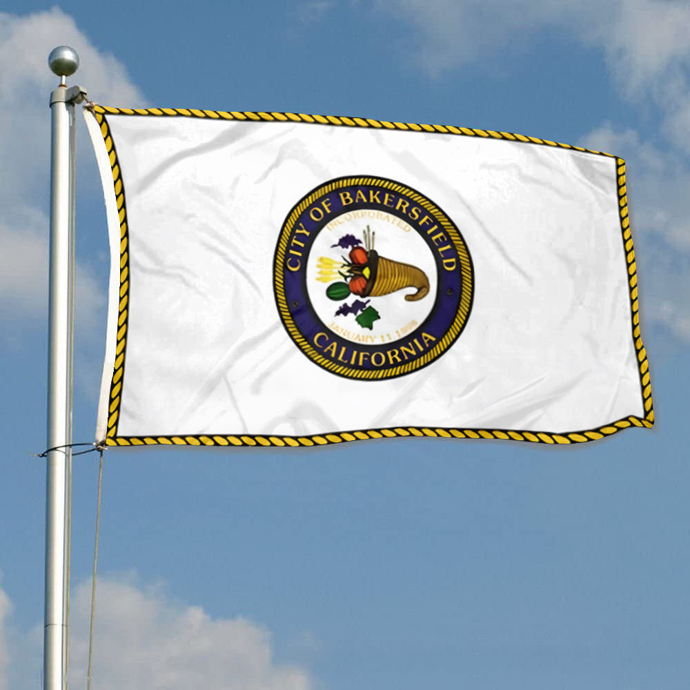 City fo Bakersfield flag 3x5ft banner man cave
