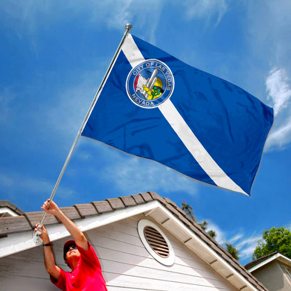 City fo Las Vegas flag 3x5ft banner man cave