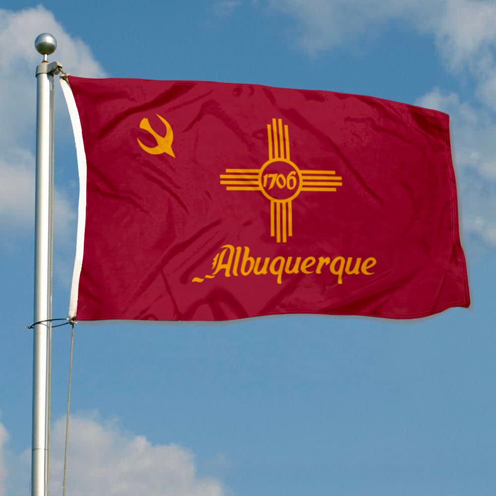 City of Albuquerque flag 3x5ft banner man cave