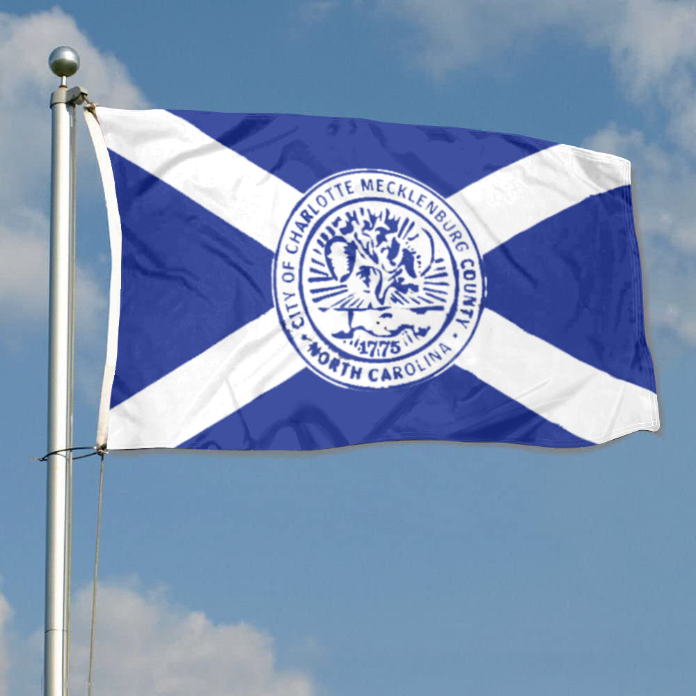City of Charlotte flag 3x5ft banner man cave