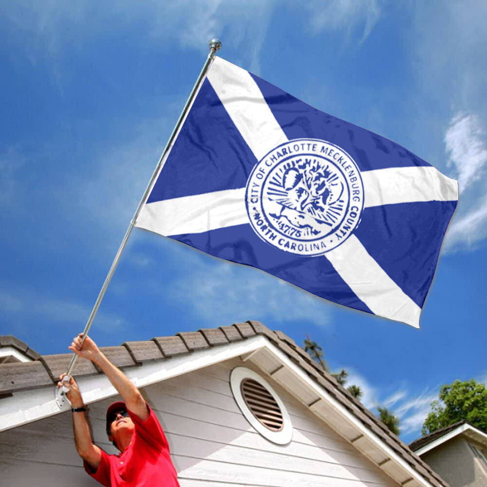 City of Charlotte flag 3x5ft banner man cave