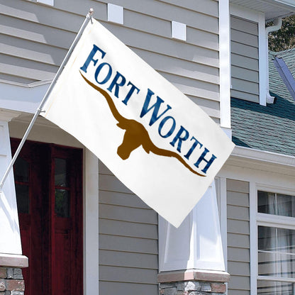 City of Fort Worth (Texas, USA) Flag: 3x5ft Man Cave American Texas Western Cowboy Style Decor Banner