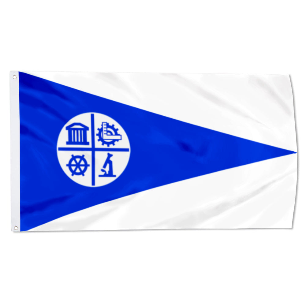 City of Milwaukee (Wisconsin, USA) Flag: 3x5ft Man Cave American Wisconsin Industrial Harbor Diverse Style Decor Banner